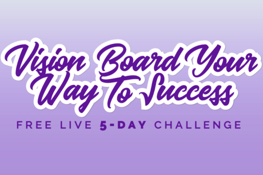 Vision Board Challenge Graphic