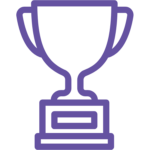 Proven Results, Personalized trophy icon