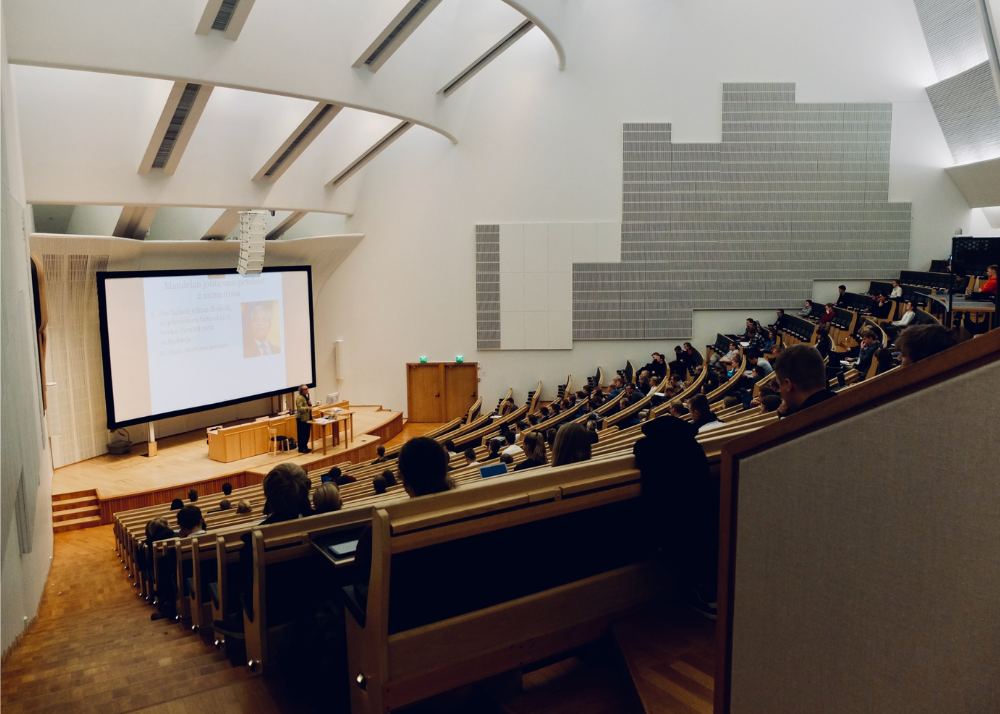 university lecture hall