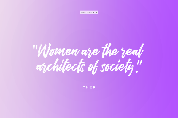 women are the real architects of society purple desktop background