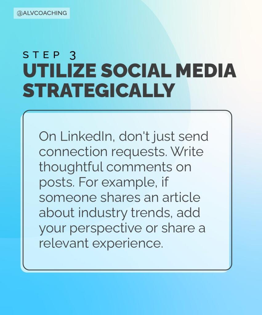 utilize social media strategically